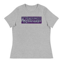 Load image into Gallery viewer, I Am Lioness ©_Brand Text_Women&#39;s Relaxed T-Shirt - Lioness Merch
