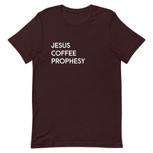 Load image into Gallery viewer, Jesus Coffee Prophesy T-Shirt - Unisex - Multi-Colors - Lioness Merch
