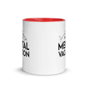 Mental Vacation Mug with Color Inside - Lioness Merch