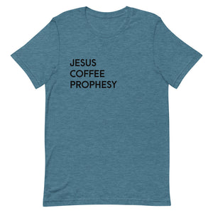 Jesus Coffee Prophesy T-Shirt - Unisex - Multi-Colors - Lioness Merch